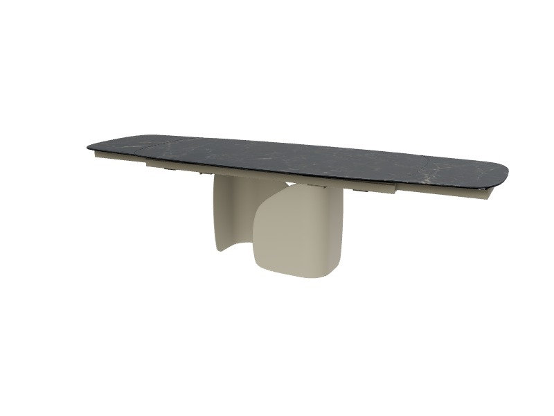 Twins Extendable Tables, Calacatta Black Marble