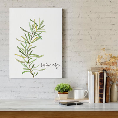 " Fresh Sprig Rosemary " Painting Print