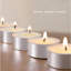 Unscented Flameless Tealight Candle with Aluminium Holder