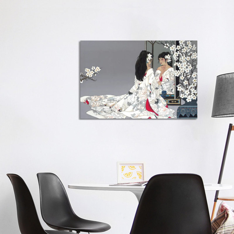 «Reflections» par Caroline R. Young, reproduction d'art sur toile tendue, H 26 po x l 40 po x 1,5 po