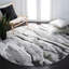 Tapis gris / vert abstrait Grovesend-556966261