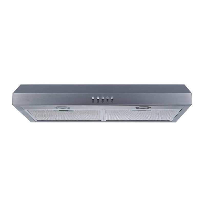 108C Series 30" 400 CFM Convertible Under Cabinet Range Hood, Stainless Steel