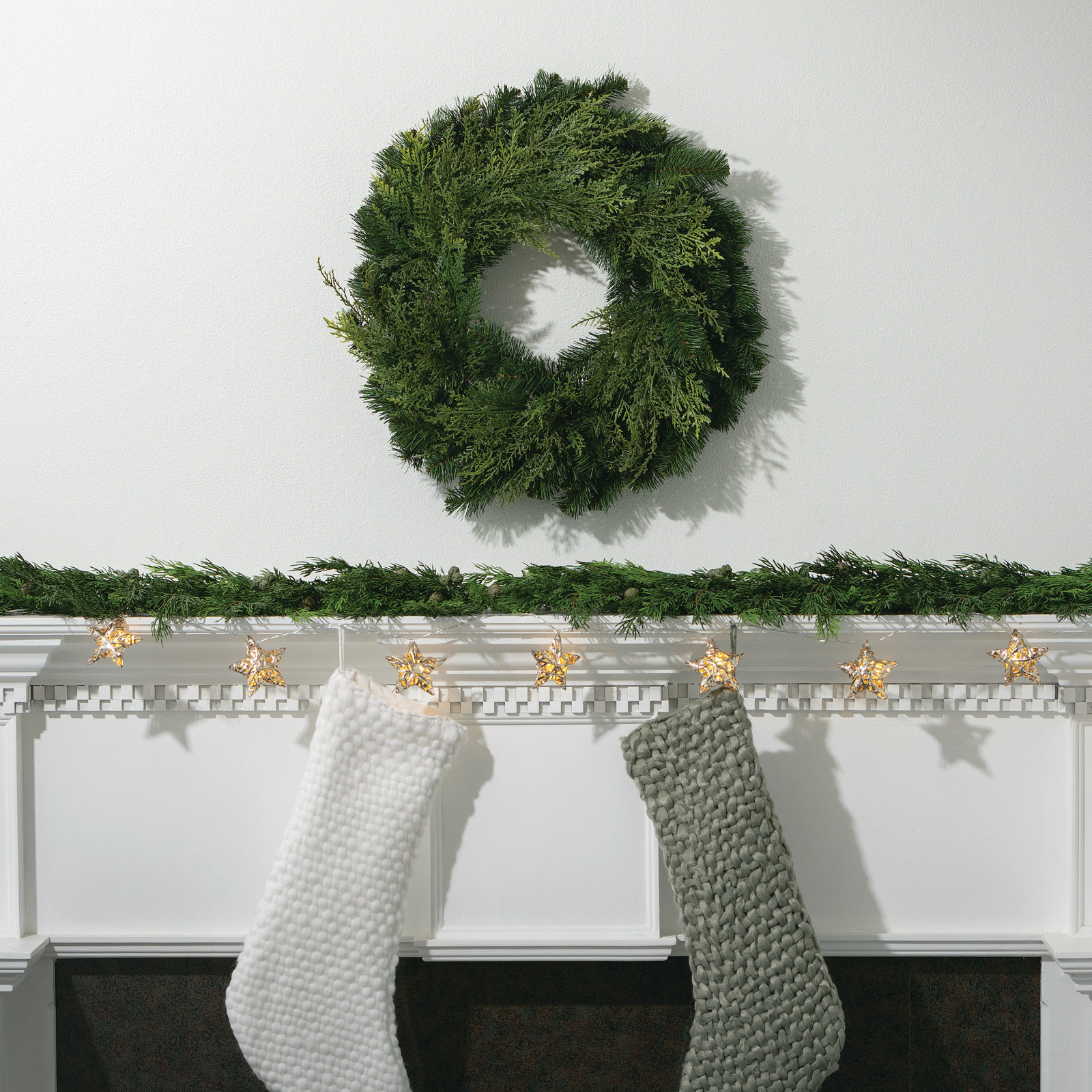 24'' Faux Fir Wreath