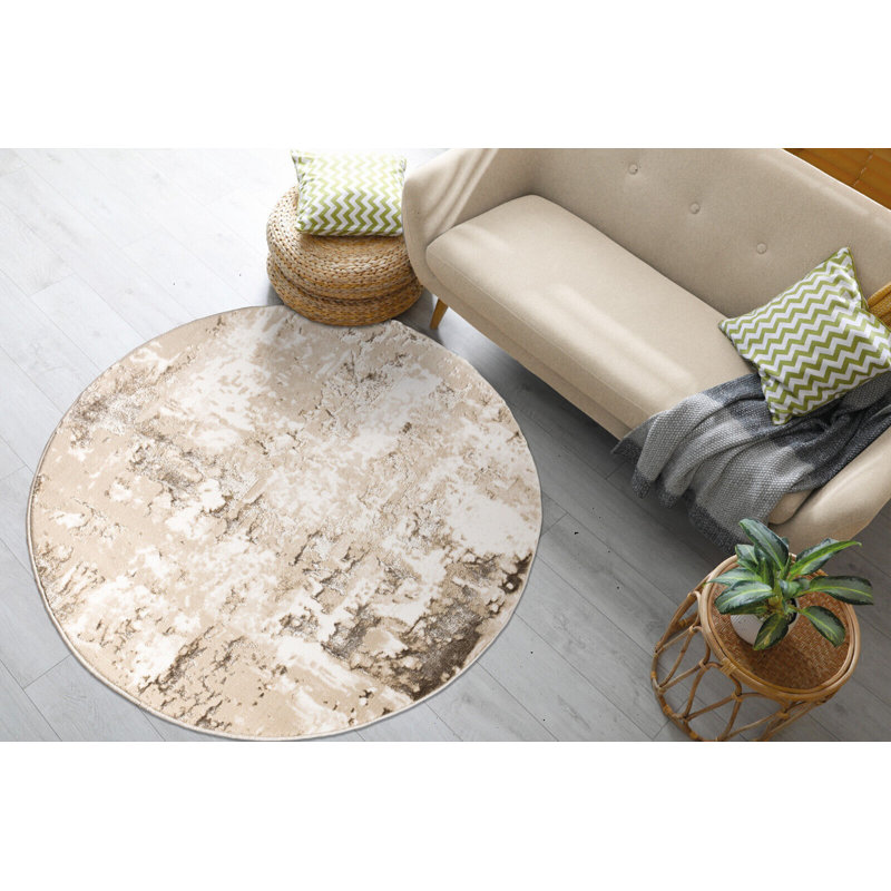 Veldhoven Abstract Area Rug, Round 120cm