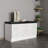 Modern Hall Stand, White, 35.4 x 19.7 x 19.7 inches | 100% Melamine Coated Particle Board, Thickness: 0.7 inches | Stylish & Functional Storage Solution for Entryway, Durable and Easy to Clean