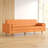85'' Faux Leather Sofa-1929140076