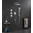 Shower System With Shower Head, Hand Shower, Slide Bar, Bodysprays, Shower Arm, Hose, Valve Trim, And Lever Handles