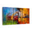 Ensemble de 3 pièces colorées abstraites sur toile-1154110757