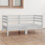 Eilrich 63.5Cm Wide Outdoor Garden Sofa