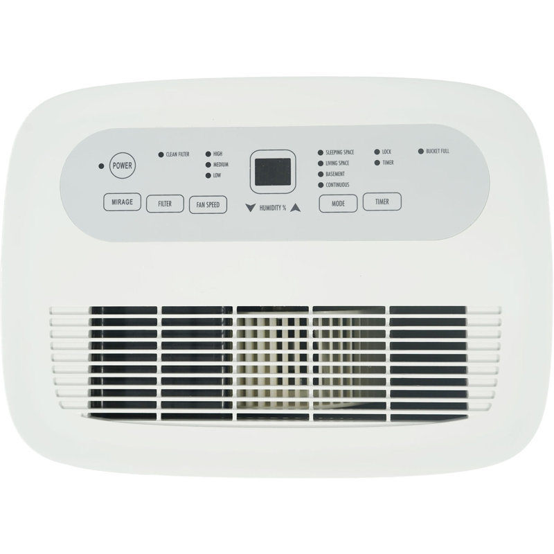 JHS 25.49 Pints Console Dehumidifier for Rooms up to 1500 Cubic Feet