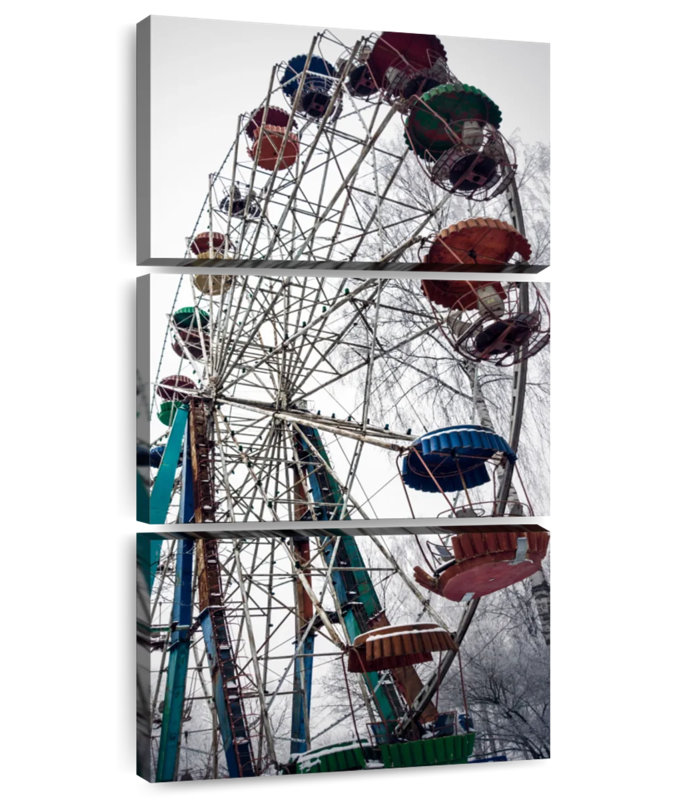 La roue du diable en Lituanie, H 38 po x l 18 po