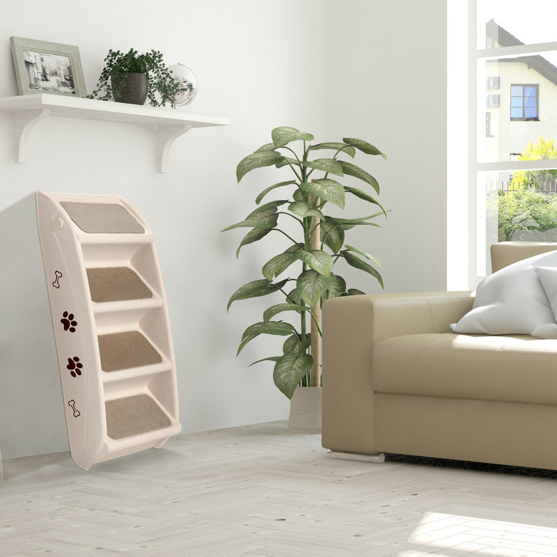Escalier pour animal 4 marches Friedlaender, Beige
