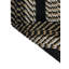 Tapis décoratif à rayures tressées noires/brunes Arcelia-1561374029
