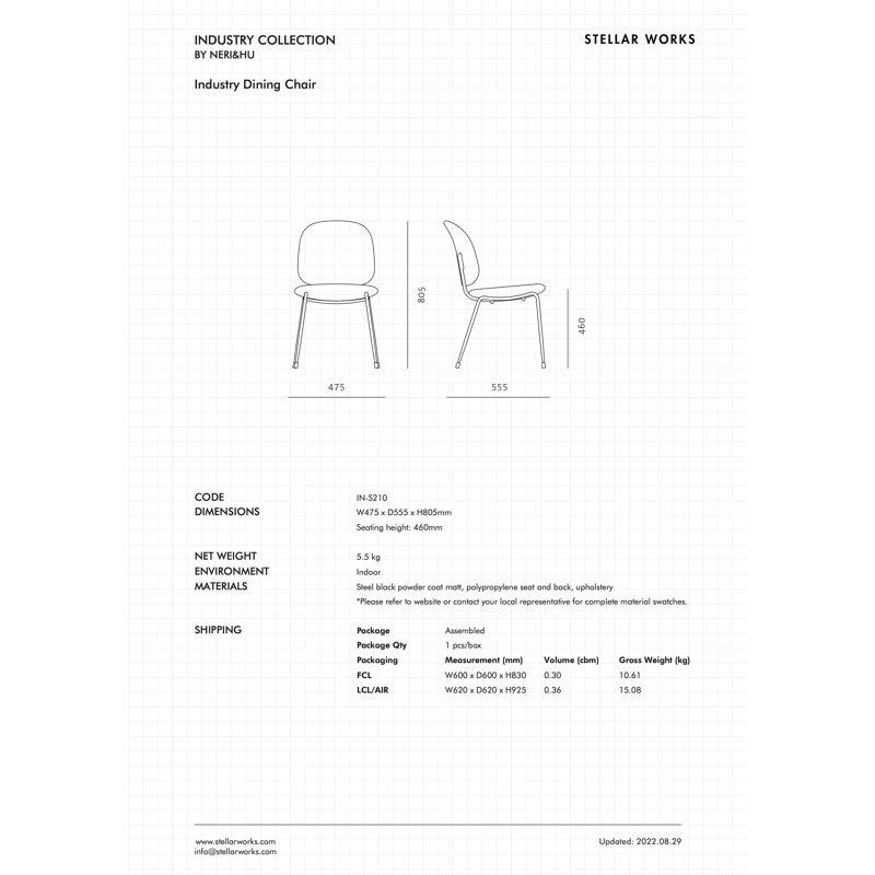 Industry Upholstered Dining Chair
