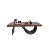 Spanish Hacienda Natural Mesquite And Wrought Iron Rectangular Coffee Table