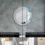 Huldar Glass Flat Wall Mirror