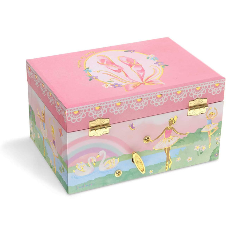 Twirling Fairy Star Swan Lake Tune Jewelry Box Gemma Violet