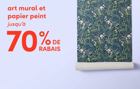 art mural et papier peint en solde