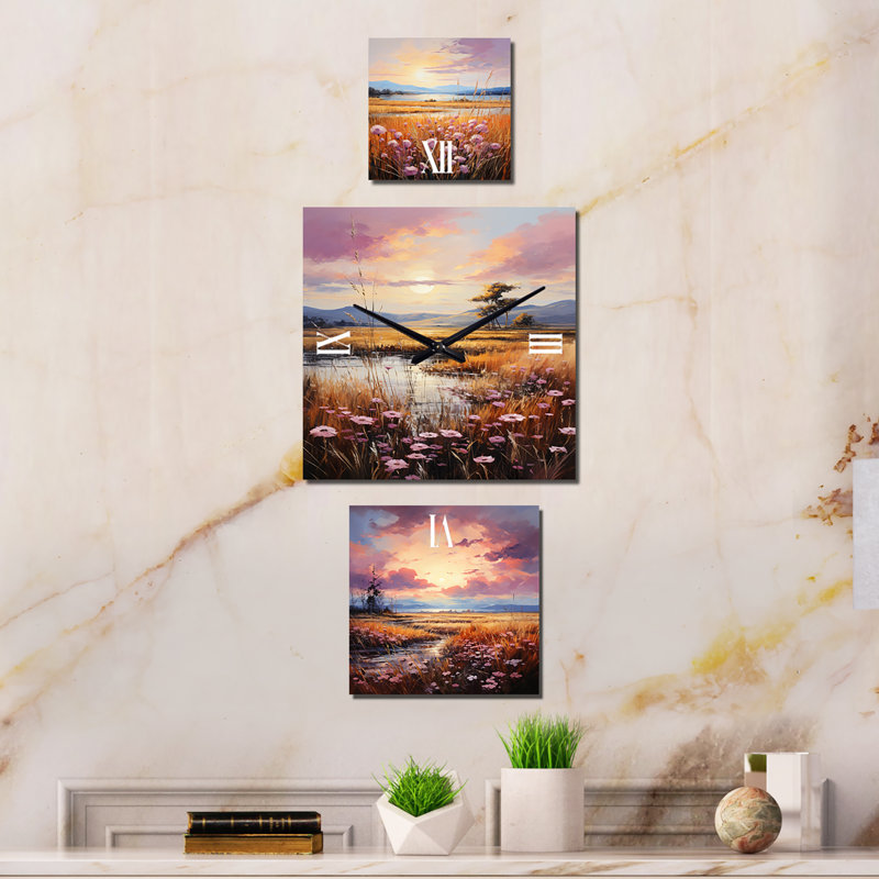 Sukina Metal Wall Clock