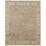 Hand Knotted Wool Oriental Area Rug in Begie