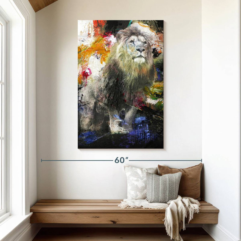 Brampt Glorious Lion, 48" H x 32" W