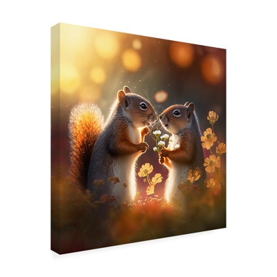 Animaux, animaux des bois 43 sur toile