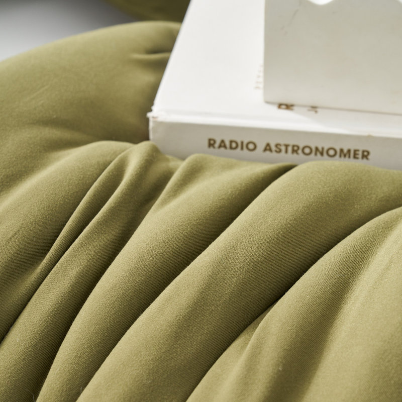 Ensemble d'édredon surdimensionné Summa, Vert, Édredon simple extra long + 1 taie décorative st