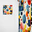 Jimson - motif géométrique coloré Mid Century Shapes II - rideau moderne - velours obscurcissant - 1 panneau-993423120
