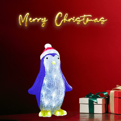 Christmas Penguin Decorative Accent