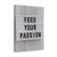 Feed Your Passion - Wrapped Canvas Print-426825546