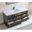 60" Freestanding Standard Bathroom Vanity with Top