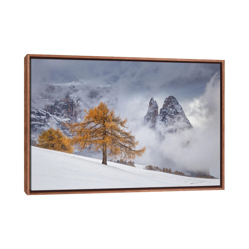 Between Seasons by Lazar Ioan Ovidiu - Floater Frame Print on Canvas