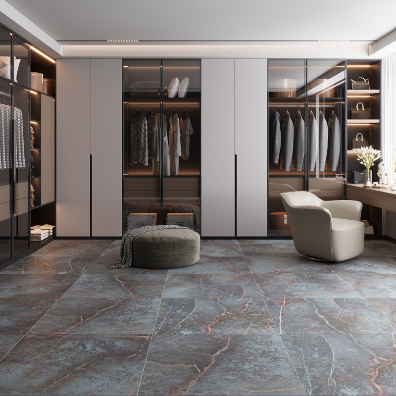 Pinnacle 32 X 32 In. Matte Soft White With Light Gray Porcelain Wall And Floor Tile (13.78 Sq Ft/Case) - 2 Pack