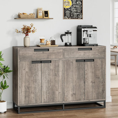 Buffet 55 po avec 2 tiroirs et 4 portes