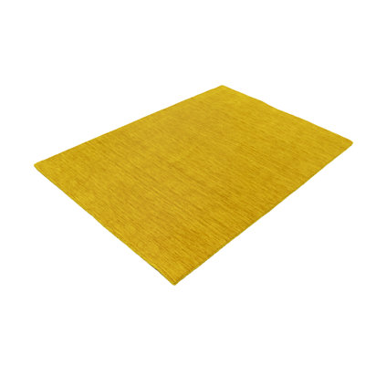 Tapis Gabbeh tissé à la main Zhu, 100% laine, de couleur unie, résistant à la décoloration et aux taches, durable, toutes tailles, fabriqué en Inde.