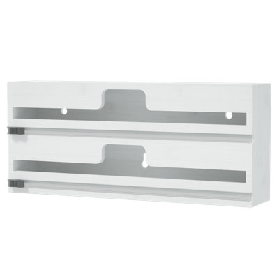 WrapNeat 2-en-1 Organisateur de papier avec coupeur et étiquettes