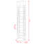 154cm H x 32cm W Etagere Bookcase-7225301