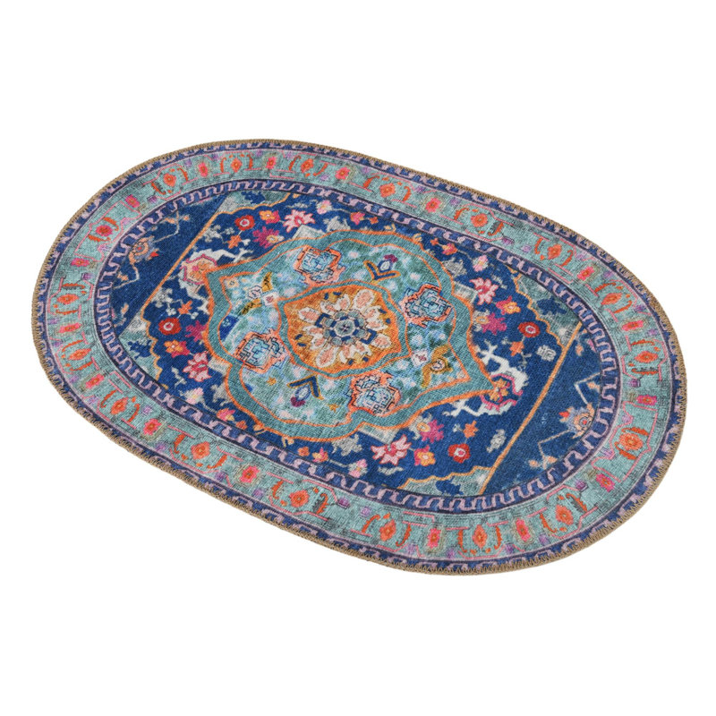 Oppie Moroccan Indoor Rug, Oval 2' x 3'1"