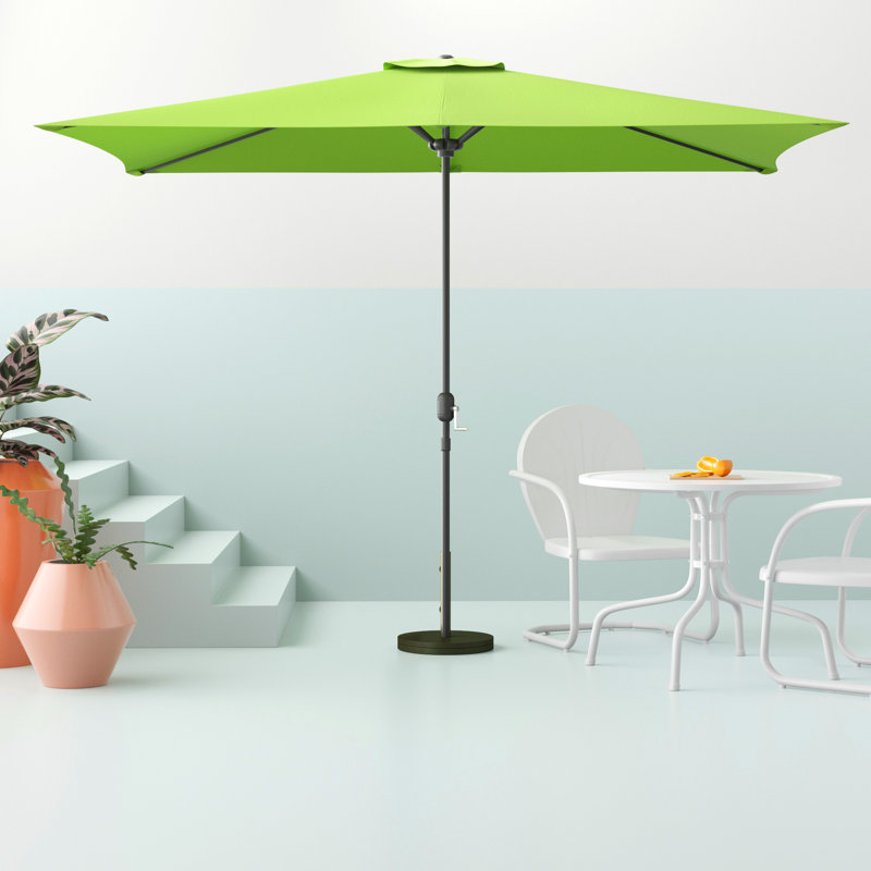 Parasol de marché rectangulaire de 10 pi x 6,6 pi Bradford, Vert
