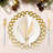 Gold Butterfly Napkin Ring Set of 4 with textured wings Design for Elegant Dining Table Decor