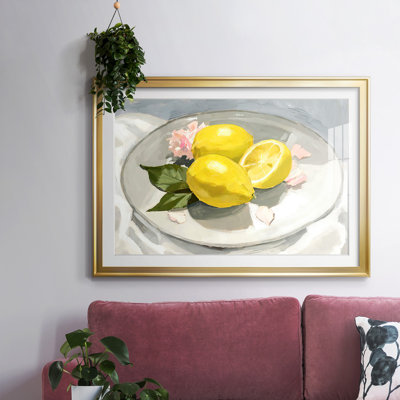Citrons sur une assiette I
