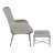 Bayliegh Faux Leather Accent Chair with Ottoman-794975235