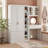 Modern Wardrobe With Dressing Table And Adjustable Light Mirror