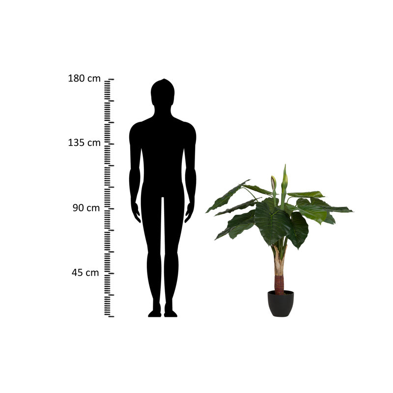 120cm Faux Banana Leaf Plant in Pot