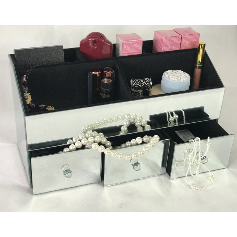 Boîte à bijoux avec miroir