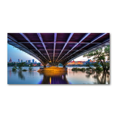 Bridge In Warsaw - Wrapped Canvas Print
