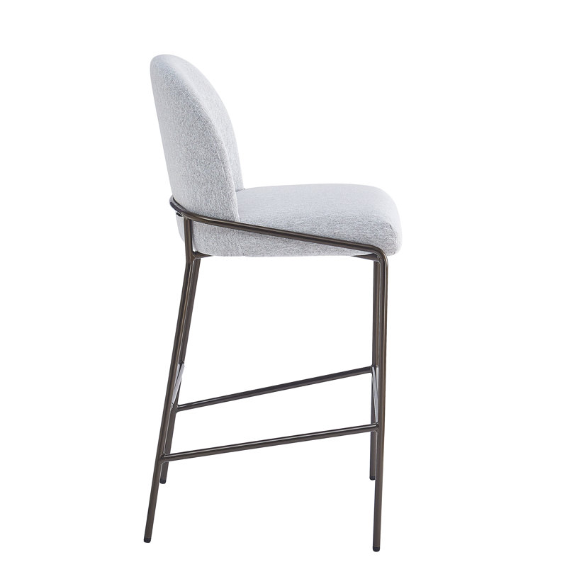 Tabouret de bar Galen, Gris