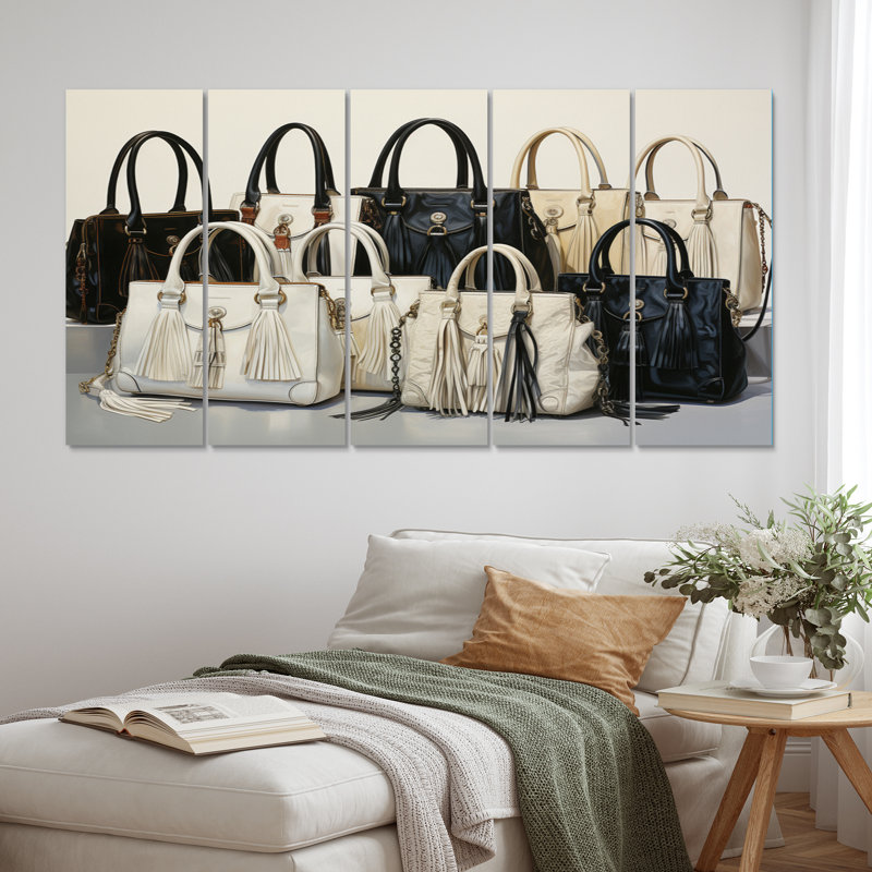 «Minimalisme Fashion Bag Envy III», ensemble de reproductions d'art en métal
