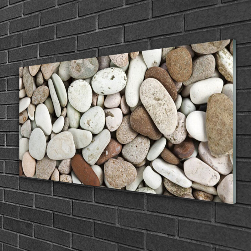 Art Stones - No Frame Panoramic Print on Glass