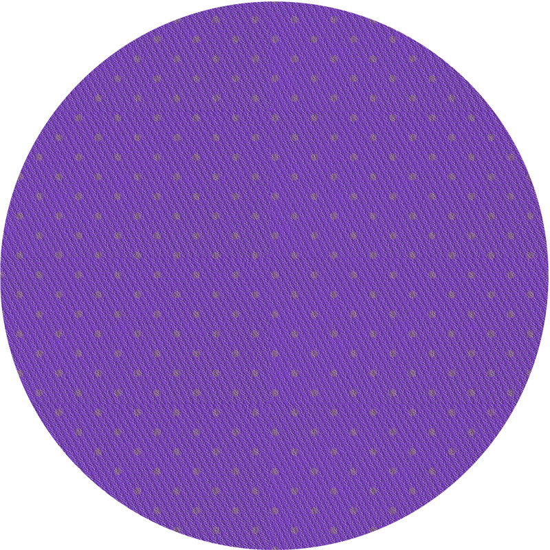 Tapis de zone mauve à motifs Clarksburg, Rond 3 pi